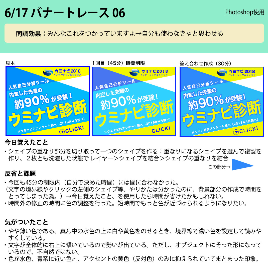 バナートレース 1ヶ月目 デザイン初心者のバナートレース やり方と感想の記録 こらさんぽ バナートレース 1ヶ月目 デザイン初心者のバナートレース やり方と感想の記録 こらさんぽ
